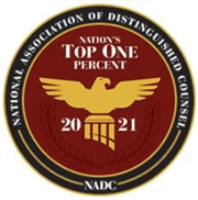 NADC | National Association of Distinguished Counsel | Nations Top One Percent 2021